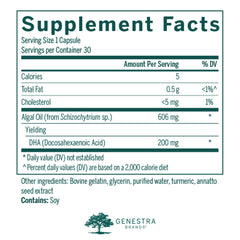 Genestra Super Neurogen DHA capsules close-up