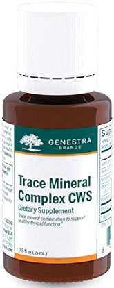 Genestra Trace Mineral Complex CWS bottle label