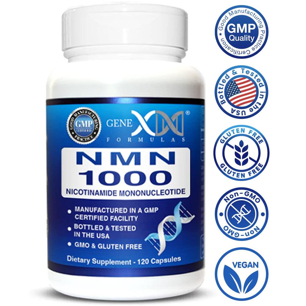 Unopened NMN capsule bottle in packaging
