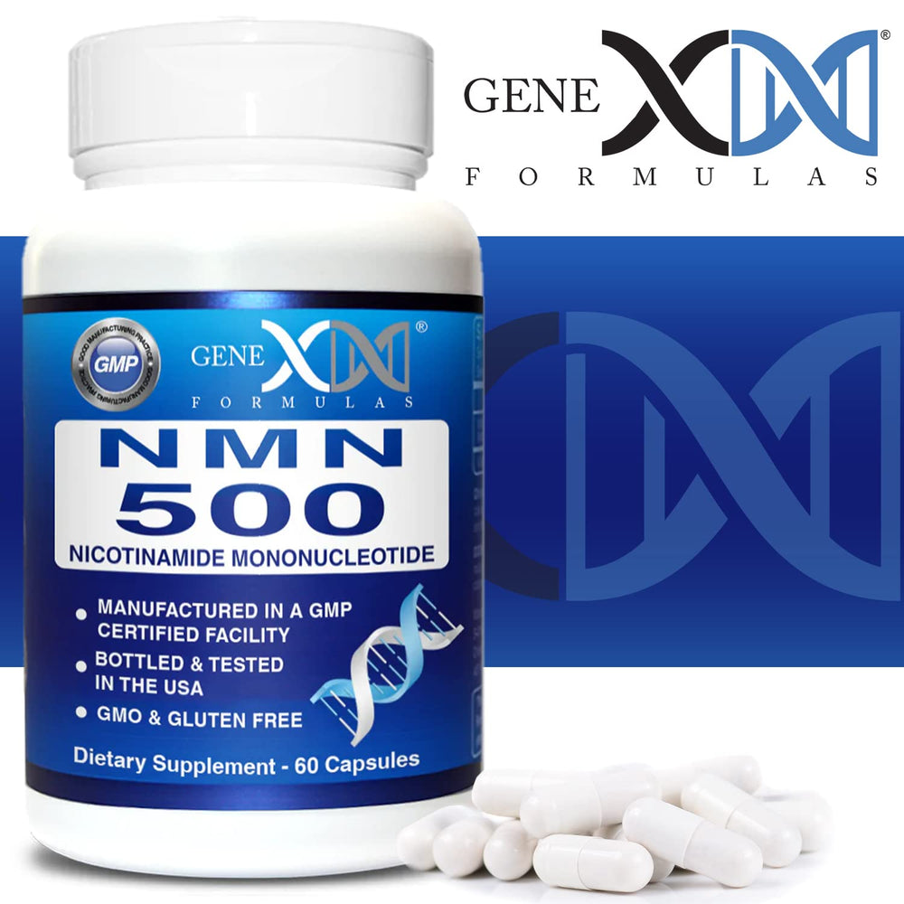 Genex Formulas NMN 500mg GMP and NSF certifications