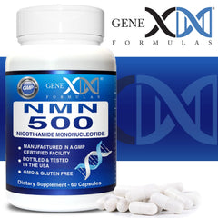 Genex Formulas NMN 500mg GMP and NSF certifications