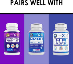 Dispensing bottle and cap of Genex TMG 1000mg with dosage options