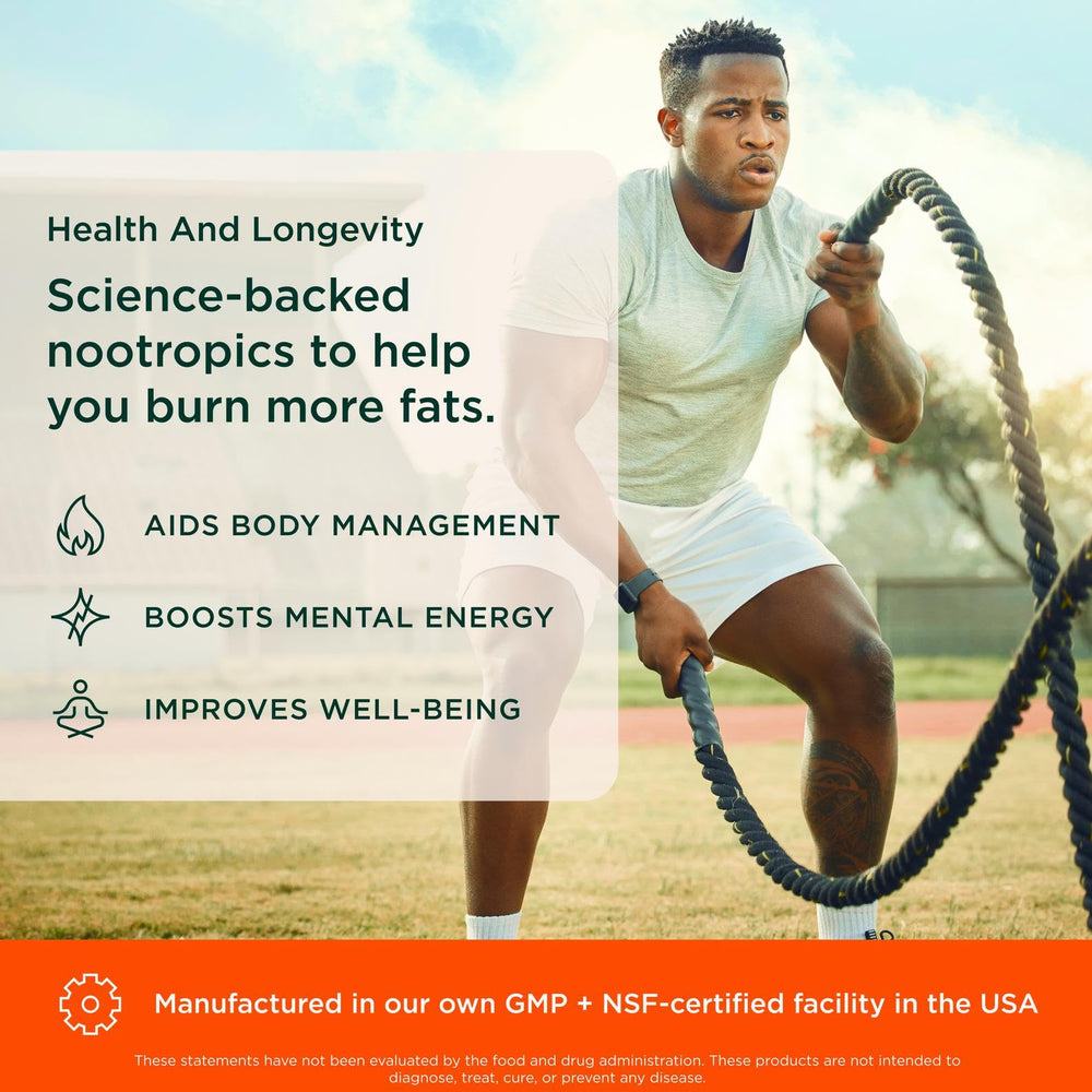 Close-up of Genius Burn bottle