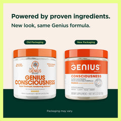 Close-up of Genius Consciousness Mango powder texture