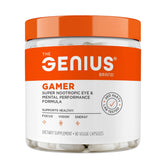 Genius Gamer bottle front label showing 80 capsules