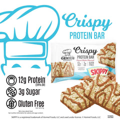Cross-section showing crispy interior and peanut butter flavor
