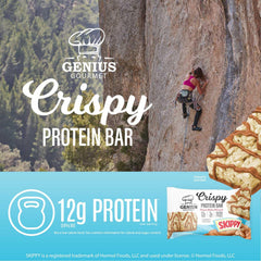 Genius Gourmet SKIPPY bar ingredients bowl highlights natural flavors and simple ingredients