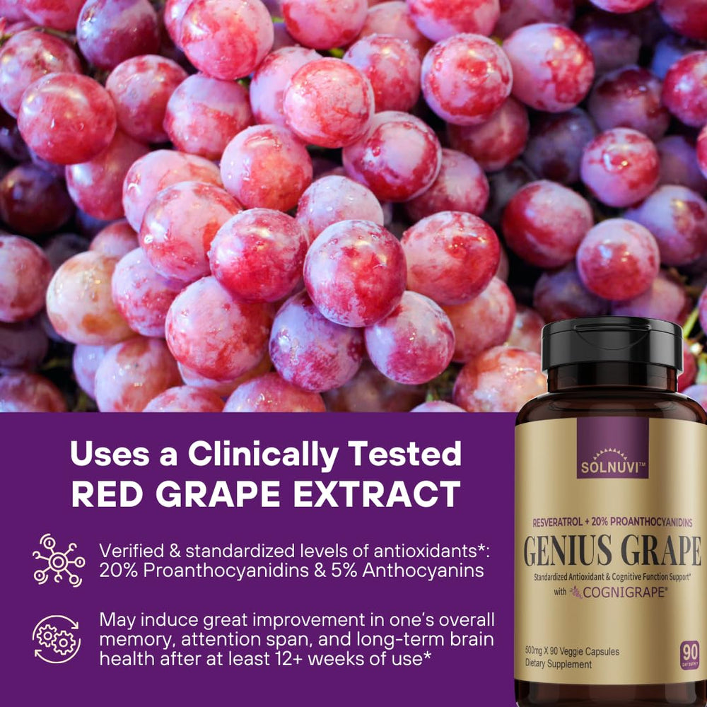 Size-0 vegan veggie capsules for Genius Grape