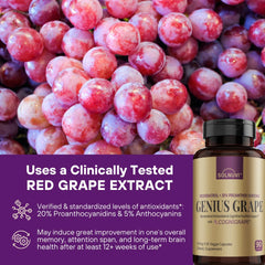 Size-0 vegan veggie capsules for Genius Grape