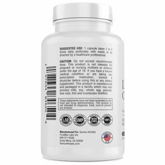 Graphic showing 4:1 concentrate and 700mg per capsule equals 2,800 mg of mushrooms