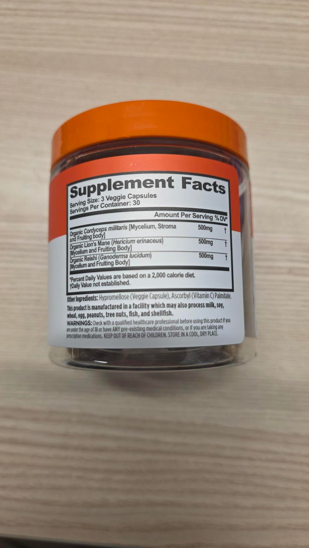 The Genius Brand Genius Mushrooms product line card