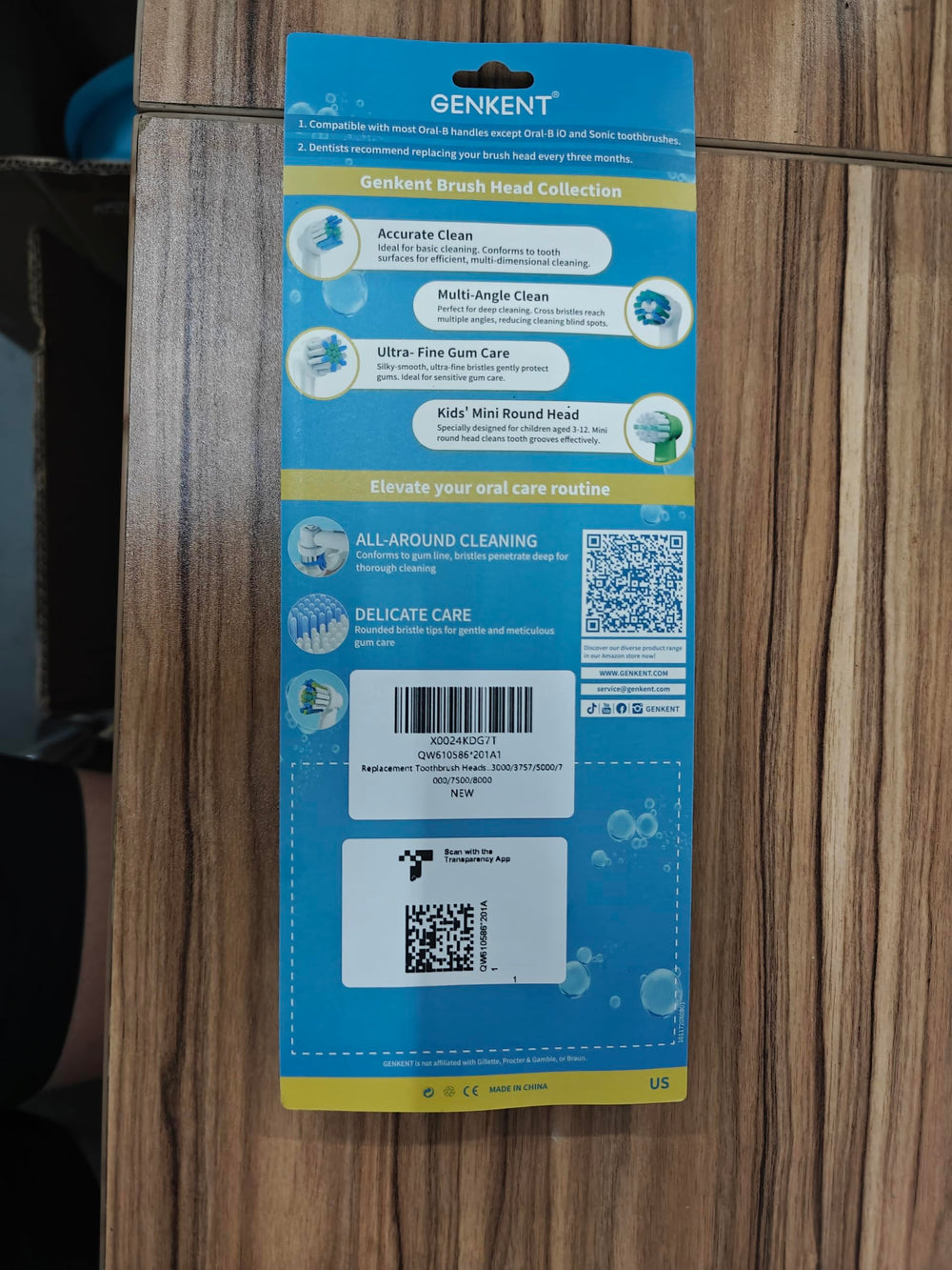 Easy installation of replacement brush head