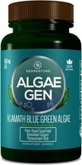 Genrestore AFA Klamath blue-green algae bottle label
