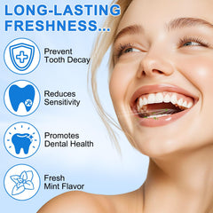 Gentle daily-use toothpaste for sensitive mouths
