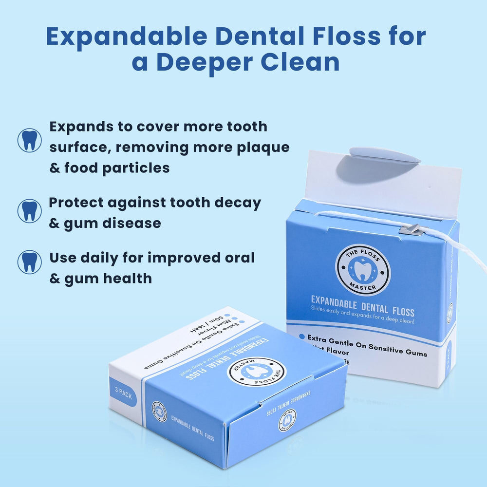 Dental floss with gentle glide for gums