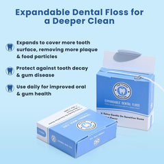 Dental floss with gentle glide for gums