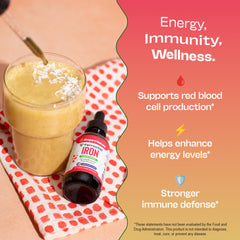 Gentle on stomach iron drops for women