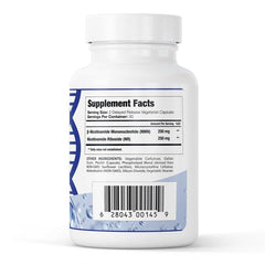 GenuinePurity NMN NR capsules image reveals easy-to-swallow vegan capsules for daily use