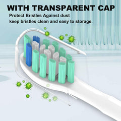 GERAGER 12-pack black replacement heads with transparent packaging