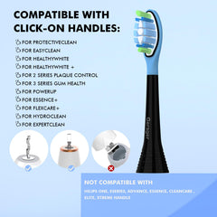 GERAGER heads wrapped in food-grade silicone for comfortable brushing