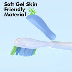 Gentle silicone-wrapped GERAGER replacement heads in use