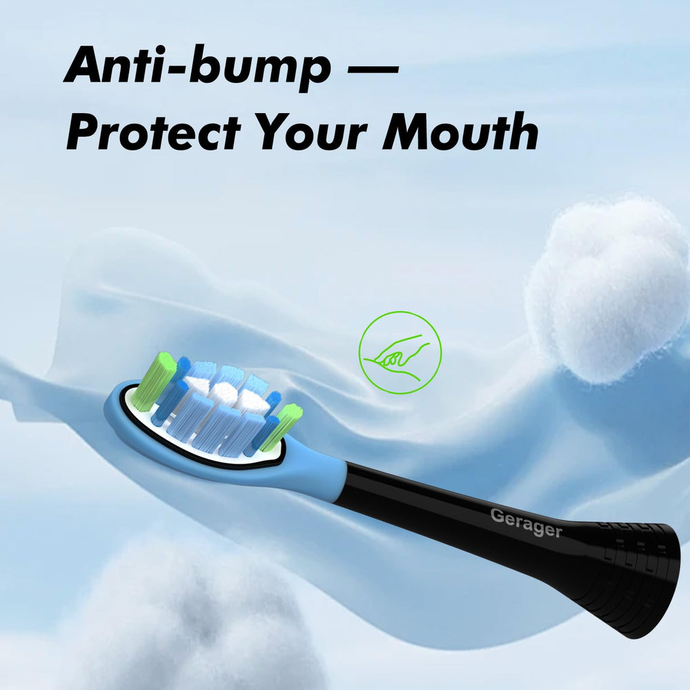 Fading indicator bristles showing replacement reminder