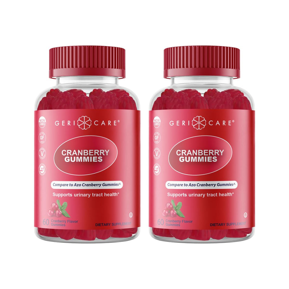 GeriCare Cranberry Gummies bottle label