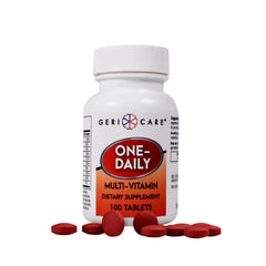 GeriCare One-Daily Multivitamin bottle - front view
