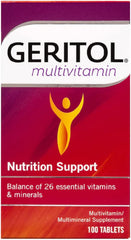 Geritol Complete Tablets bottle label – 100-count