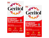 Front label of Geritol Liquid Energy Support bottle