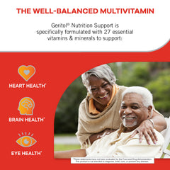 B-vitamins for energy support in Geritol multivitamin