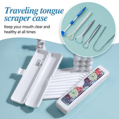Case holding toothbrushes up to 7.8 inches
