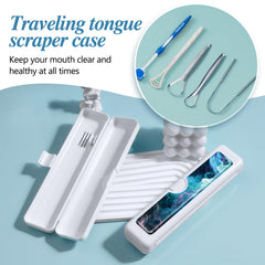 Travel case compatible with toothbrushes up to 7.8 inches