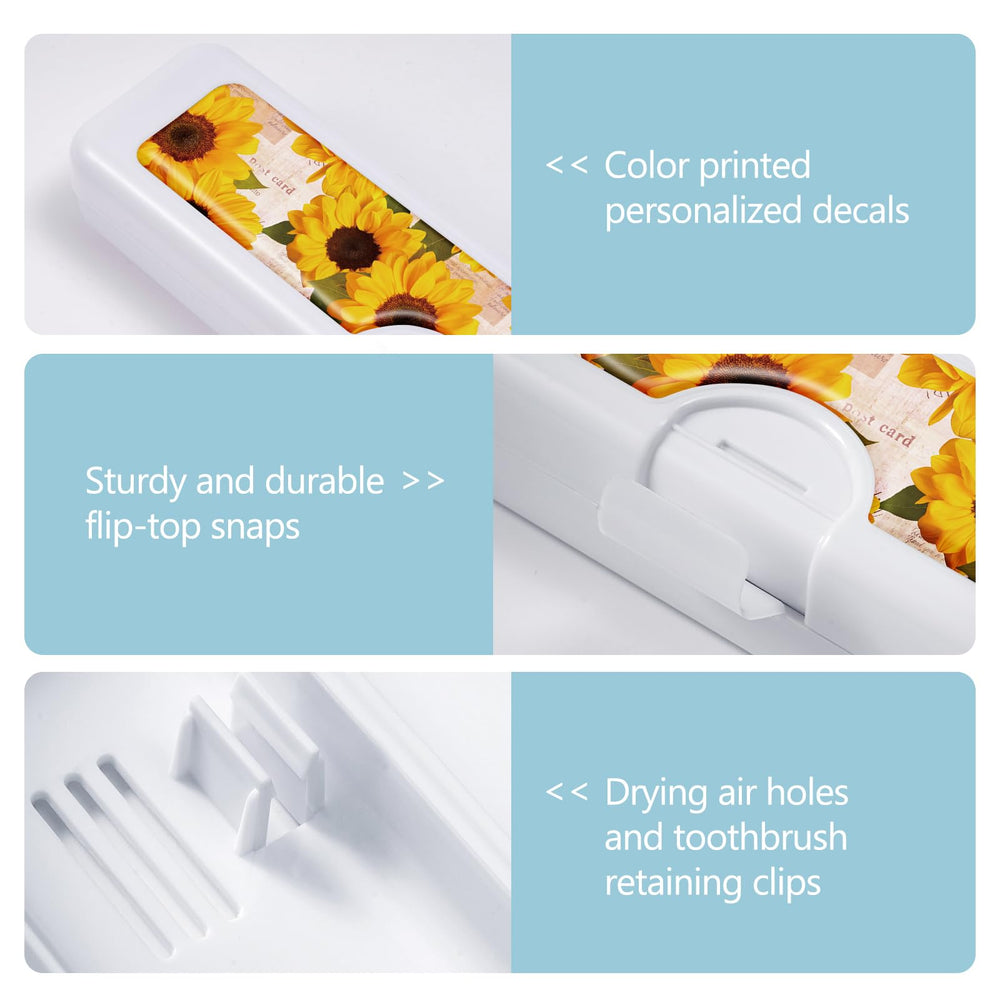 Interior view showing space for toothbrush and accessories