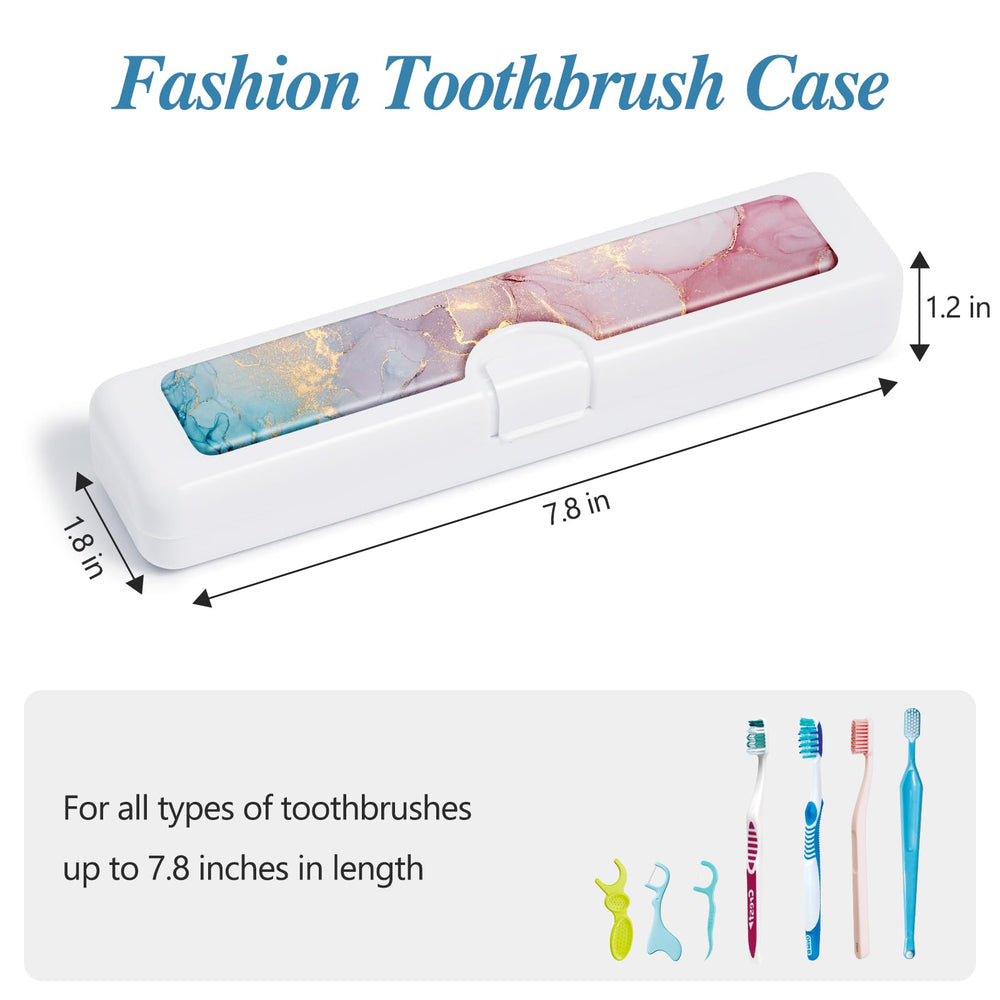 Bottom air holes on the toothbrush travel case for breathability