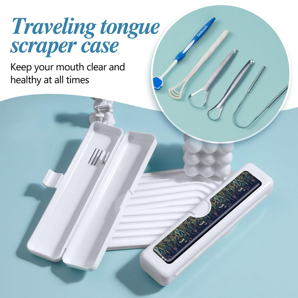 Gift-ready Gerkia toothbrush travel case in colorful design