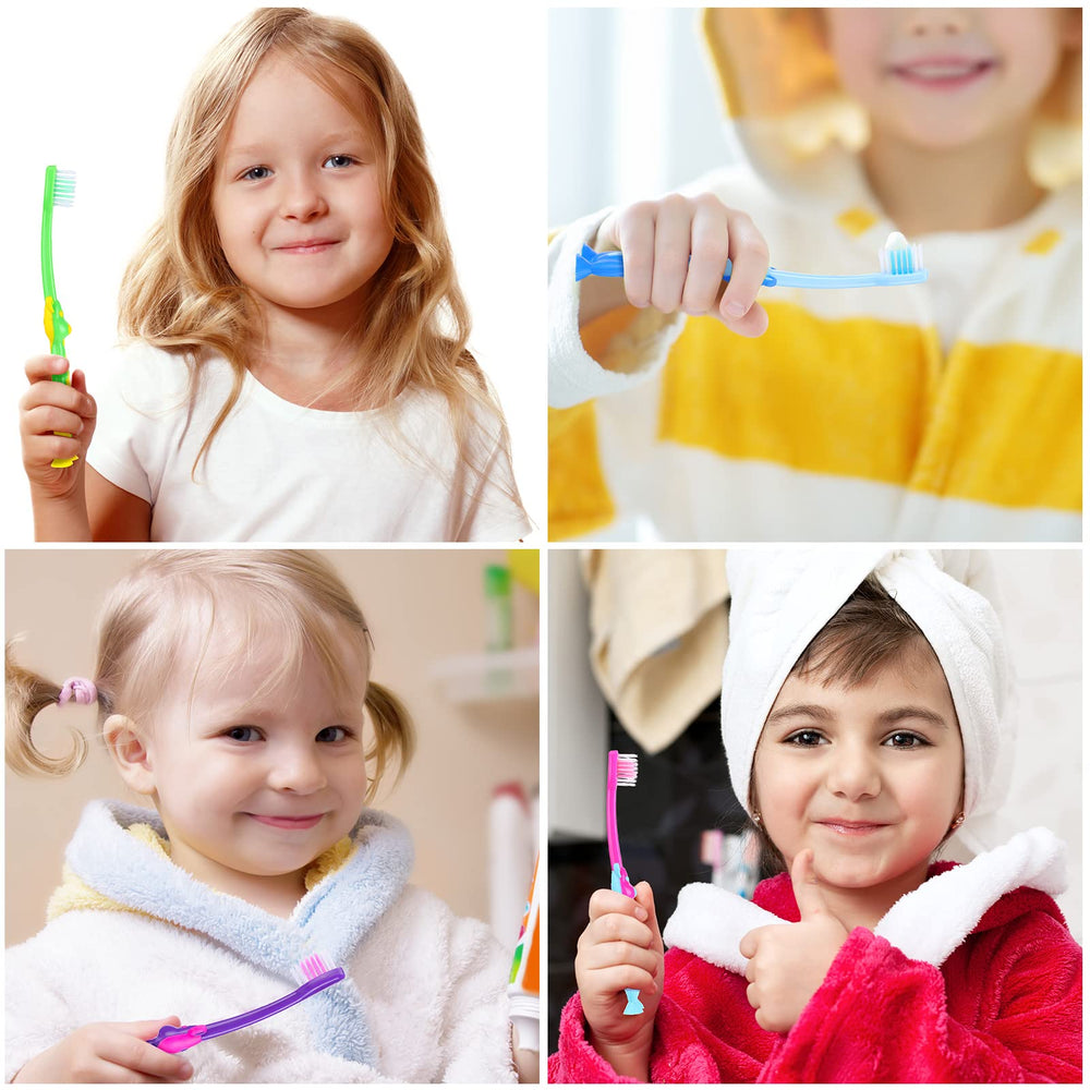 Individually wrapped kids toothbrushes for kids and toddlers