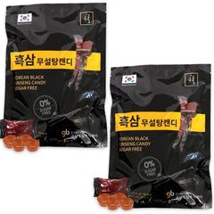 Front packaging view of GeumHeuk Korean Black Ginseng Candy