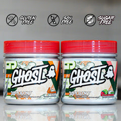 GHOST Joint packaging signals Be Seen branding and clear ingredient transparency.