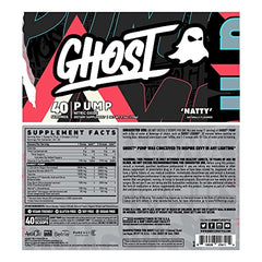 GHOST Pump Natty bottle label close-up vegan sugar-free