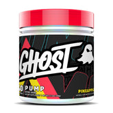 GHOST Pump Nitric Oxide Powder Pineapple flavor bottle with scoop