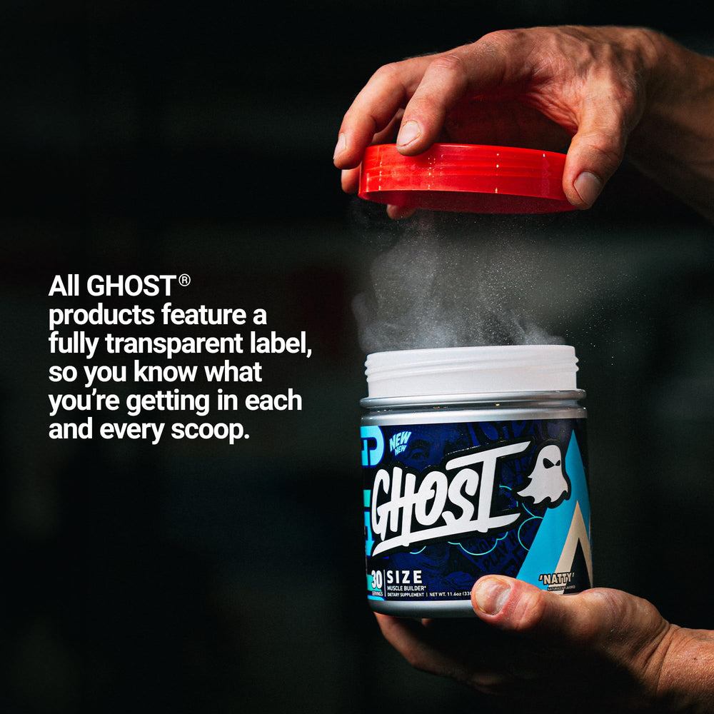 Scooping GHOST Size V3 with a glass of water