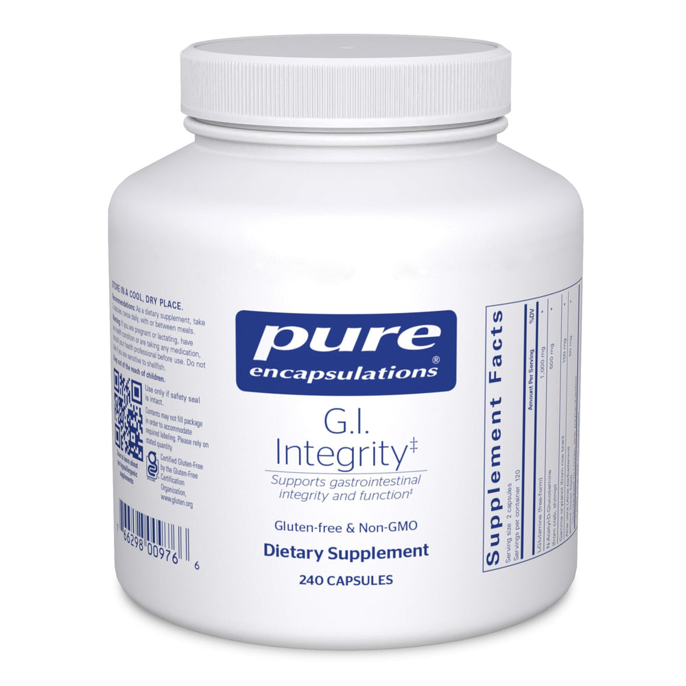 Pure Encapsulations G.I. Integrity bottle label