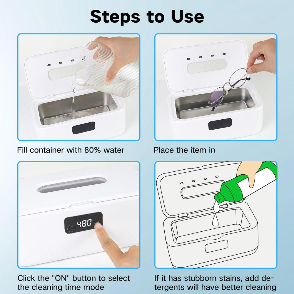 Gift-ready packaging for the ultrasonic cleaner