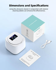 Gift-ready packaging of the Ultrasonic Retainer Cleaner