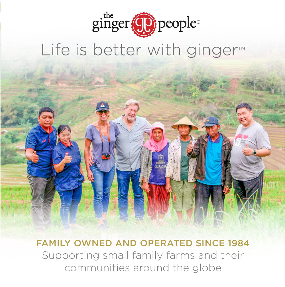 Back packaging view of Ginger Rescue lozenges with nutrition panel
