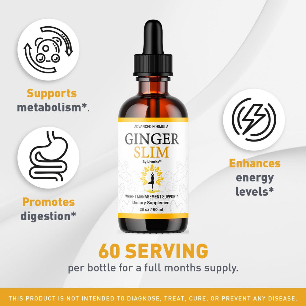Ginger Slim Drops packaging box