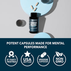 Caffeine-free energy concept with calm focus