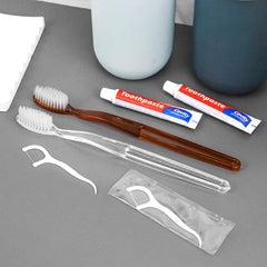 Dental floss picks included in Gisdo 3-in-1 kit