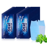 Gisdo Mint-Flavored Oral Finger Wipes packaging in dark blue